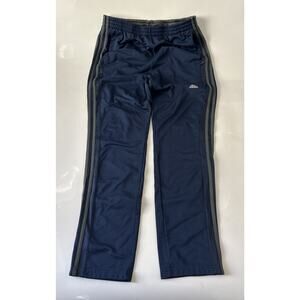 Adidas Soccer Training Pants Mens XL Zippered Pocket Track Blue